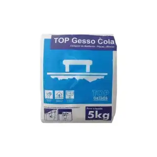 Gesso Cola Stand Saco Plástico de 5 kg