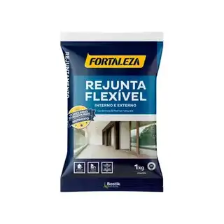 Rejunte Flexível Cerâmica Cinza Platina - 1 kg