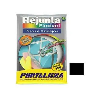Rejunte Flexível Cerâmica Preto Absoluto - 1 kg
