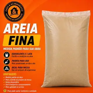 Areia Fina - Ensacada