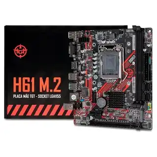 Placa Mãe Tgt H61-Tsc, Ddr3, Lga1155, M-Atx, Chipset Intel H61, Tgt-H61-Tsc